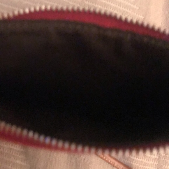 Red Leather Coach Wristlet Great condition. - Picture 6 of 8
